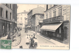 SAINT CHAMOND - La Rue D'Alsace Lorraine - 14 - LL - état - Saint Chamond