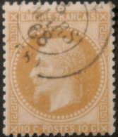 LP3036/280 - FRANCE - NAPOLEON III Lauré N°28A - CàD - 1863-1870 Napoléon III Con Laureles
