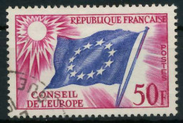 FRANKREICH DIENSTMARKEN EUROPARAT Nr 6 Gestempelt X05B22A - Used