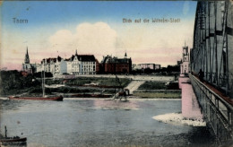 CPA Toruń Thorn Westpreußen, Wilhelm-Stadt, Brücke - Westpreussen