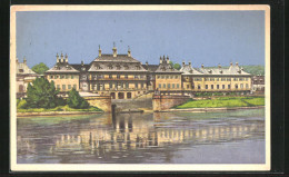 AK Dresden-Pillnitz, Blick Zum Schloss  - Pillnitz