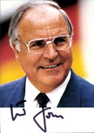 CPA Politiker Helmut Kohl, Bundeskanzler, Portrait, Autogramm - Figuren