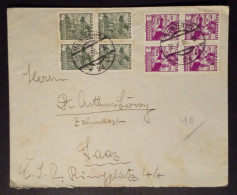 Autriche - Enveloppe Circulée Avec Timbres (1936) - Usados