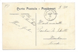 Postkaart Herenthout 19/9/1914 Verstuurd Naar Vremde - Service Militaire. - Not Occupied Zone