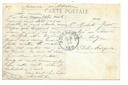 Postkaart Ezanville (Frankrijk) Verstuurd Naar Adinkerke 22/7/1915 - Service Militaire. - Not Occupied Zone