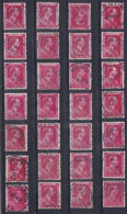 TIMBRES BELGE CACHETS ROI KING - Used Stamps