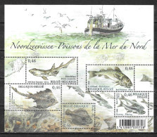 BL130**  Poissons De La Mer Du Nord - Bonne Valeur - MNH** - LOOK!!!! - 2002-… (€)