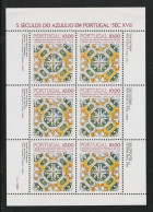 H 501) Portugal 1982 Mi# 1557 KB **: 500 Jahre Azulejos (italoflämisches Muster) - Ongebruikt