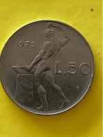 Umlaufmünze Italien 50 Lira 1975 - 50 Lire