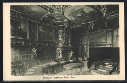 AK Danzig, Rathaus, Roter Saal  - Westpreussen