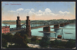 AK Thorn, Ansicht Der Eisenbahnbrücke  - Westpreussen