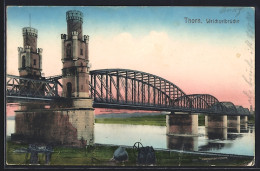 AK Thorn, Abendstimmung An Der Weichselbrücke  - Westpreussen