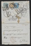 INDE ANGLAISE - Lettre De Madras Pour La France - 1858-79 Crown Colony