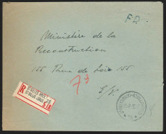 Belgique - L. Recom. En FD Càd Agence *ST-GILLES(BRUX)-ST-GILLIS(BRUS)*/26/1960 Pour BRUXELLES - Cartas & Documentos