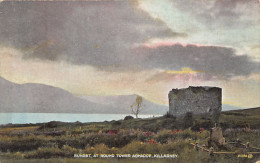 EIRE Ireland - KILLARNEY - Sunset At Round Tower Aghadoe - Kerry