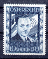 Österreich, 1936, S 10,-- Dollfuss, Postfrisch, MiNr.588 (15334E) - Unused Stamps