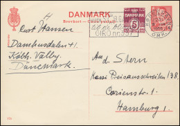 Dänemark Postkarte P 239 Frederik IX. 5+30 Öre, Kz. 173, KØBENHAVN 8.6.1956 - Postal Stationery
