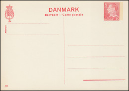 Dänemark Postkarte P 257 Frederik IX. 35 Öre, Kz. 203, ** - Postal Stationery