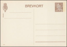 Dänemark Postkarte P 265 Frederik IX. 40 Öre, Kz. 207, ** - Postal Stationery
