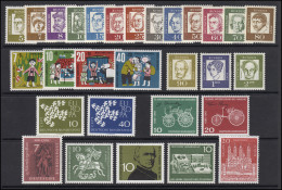 346-374 Bund-Jahrgang 1961 Komplett, Postfrisch ** - Jaarlijkse Verzamelingen