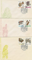 Poland FDC.2751-56 #3: Folk Musical Instruments (I) - FDC