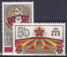 ** Tchécoslovaquie 1971 Mi 2008-9 (Yv 1856-7), (MNH) - Neufs