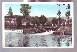 72 - CONNERRE - LE BARRAGE AU MOULIN DE LA CROIX - ANIMÉE - COLORISÉE -  - Connerre