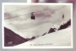 74 - SAINT-GERVAIS - LE TÉLÉFERIQUE - PAYSAGE DE NEIGE ET LA CABINE -  - Saint-Gervais-les-Bains