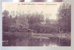 77 - MORET-sur-LOING - A ROBINSON - RESTAURANT CHEVILLON - ANIMÉE -  - Moret Sur Loing