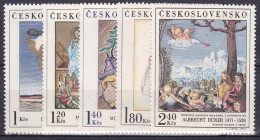 ** Tchécoslovaquie 1971 Mi 2032-6 (Yv 1876-80), (MNH) - Unused Stamps