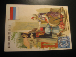 MONTENEGRO Serie Correos Mail Post Stamp Flag Friedrichs Chocolate Card SPAIN - Montenegro