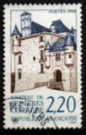 FRANCE  -   1988.  Y&T N° 2546 Oblitéré .    CACHET ROND    .  Château De SEDIERES En Corréze - Gebraucht