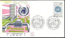 France 1985 Mi 2507 FDC  (FDC ZE1 FRN2507b) - ONU