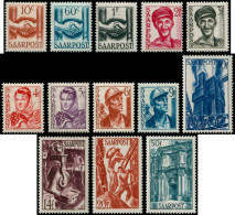 SARRE Poste ** - 231/43, Série Courante 1948 - Cote: 55 - Unused Stamps