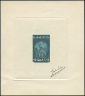 SARRE Poste EPA - 304, épreuve D'artiste En émeraude Foncé, Signée Piel: Saarmesse 1952 - Unused Stamps