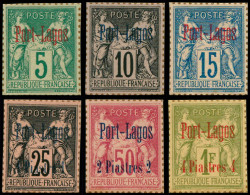 PORT-LAGOS Poste (*) - 1/6, Tirage Bristol Avec Dentelure Figurée (Maury) - Cote: 1500 - Sonstige & Ohne Zuordnung