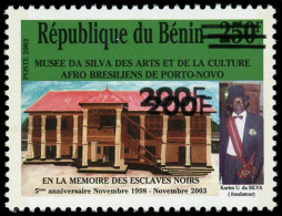 BENIN Poste ** - Michel 1407, émission Locale, Variété Double Surcharge: 200/250f. Esclaves Noirs - Altri & Non Classificati