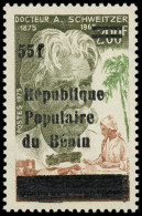 BENIN Poste ** - Michel F475, Local: 55f/200f. Schweitzer - Cote: 100 - Altri & Non Classificati