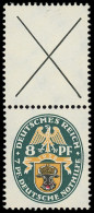 ALLEMAGNE EMPIRE Timbres De Carnets ** - Michel S 56, Paire X + 8pf. Armoiries 1928 - Cote: 1800 - Altri & Non Classificati