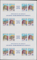 MONACO Blocs Feuillets ESS - 49, Grand Feuillet De 2 Blocs En Essais De Couleurs, Polychromes, Cd 13/4/90: Europa - Altri & Non Classificati