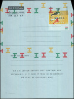 COTE D'OR Entiers Postaux N - Wiegand 8, Aérogramme, Couleur Totalement Décalées: 6p/6d. Oiseau - Gold Coast (...-1957)