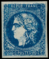 FRANCE Poste ** - 46B, Faux Pour Servir, TB: 20c. Bordeaux - Cote: 550 - 1870 Bordeaux Printing