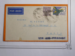 DR17 BRESIL   LETTRE   1936 RIO    A PARIS FRANCE    +AIR FRANCE +AFF. INTERESSANT + - Cartas & Documentos