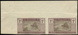 MAURITANIE Poste ** - 17a, Paire Non Dentelée, Cdf: 1c. Violet Brun Et Brun (Maury) - Cote: 200 - Ongebruikt