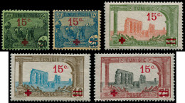 TUNISIE Poste ** - 59/63, 5 Valeurs (Maury) - Cote: 49 - Unused Stamps