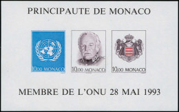 MONACO Blocs Feuillets ** - 62a, Non Dentelé: ONU - Cote: 220 - Blocks & Sheetlets