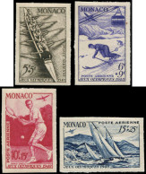 MONACO Poste Aérienne * - 32/35, Non Dentelés: Jeux Olympiques De Londres - Cote: 100 - Posta Aerea