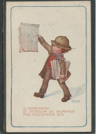 19280 Il Giornalaio - Le Vendeur De Journaux - The Newspaper Boy - Bertiglia, A.