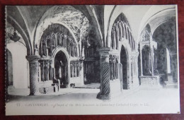 Cpa Canterbury : Chapel Of The Holy Innocents In Cathedral Crypt - Canterbury