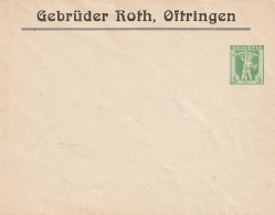 Suisse Entier Postal Privé Ofringen - Enteros Postales